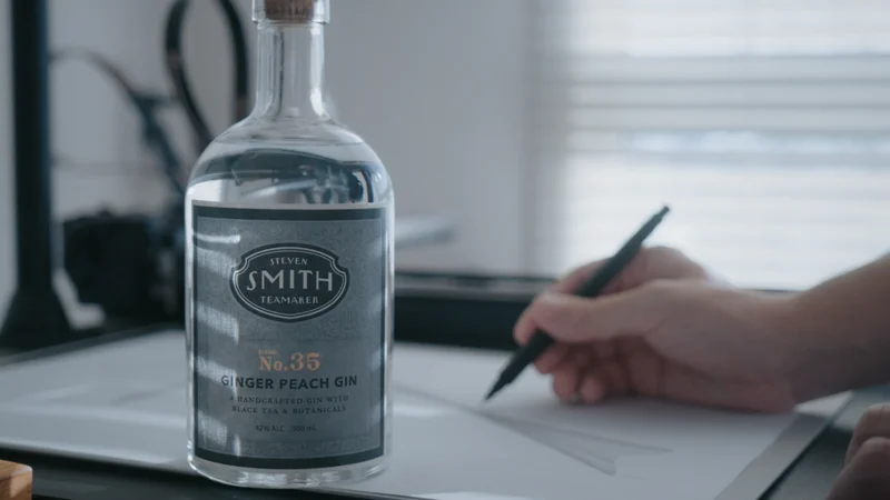 GINGER PEACH GIN / SMITH TEAMAKER 4